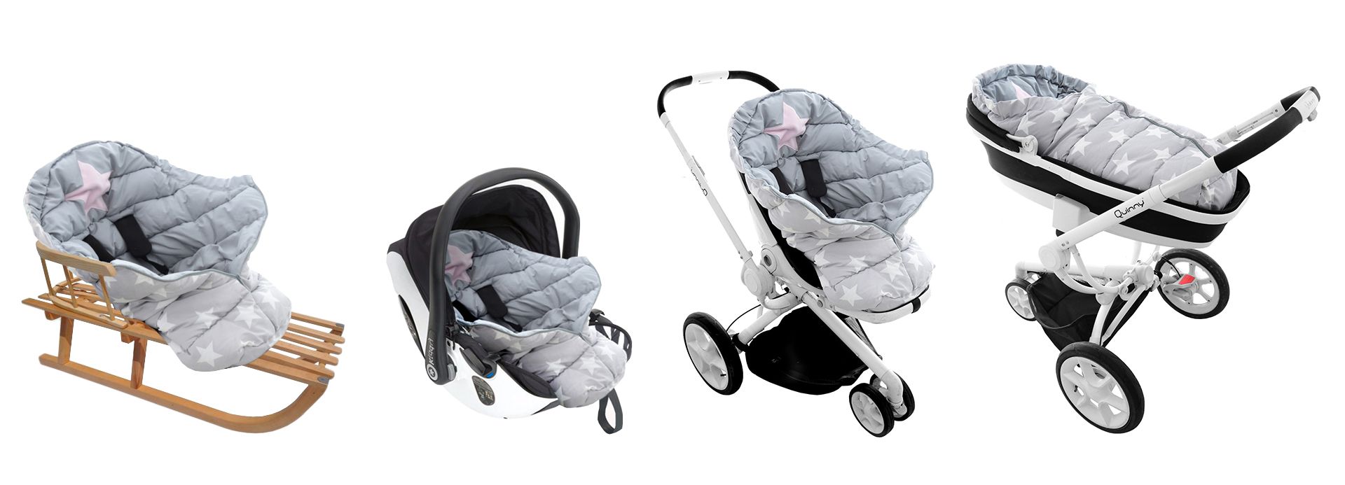 Dětský spací pytel 4v1 Horse Grey-Purple