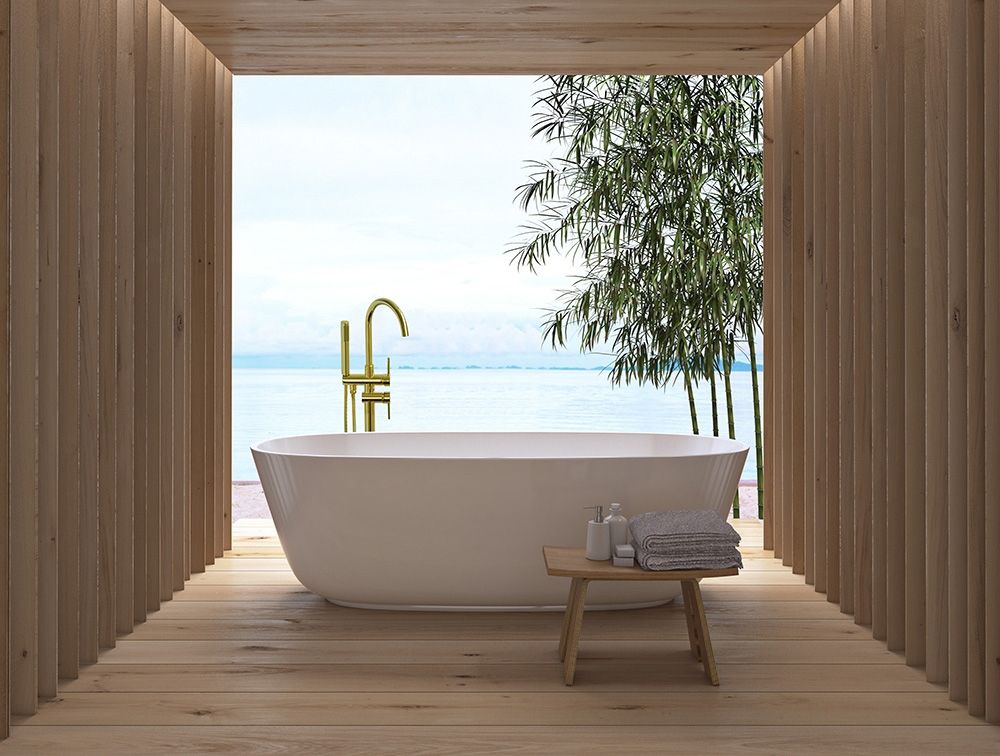 Bath faucet Rea Lungo Ortis Gold