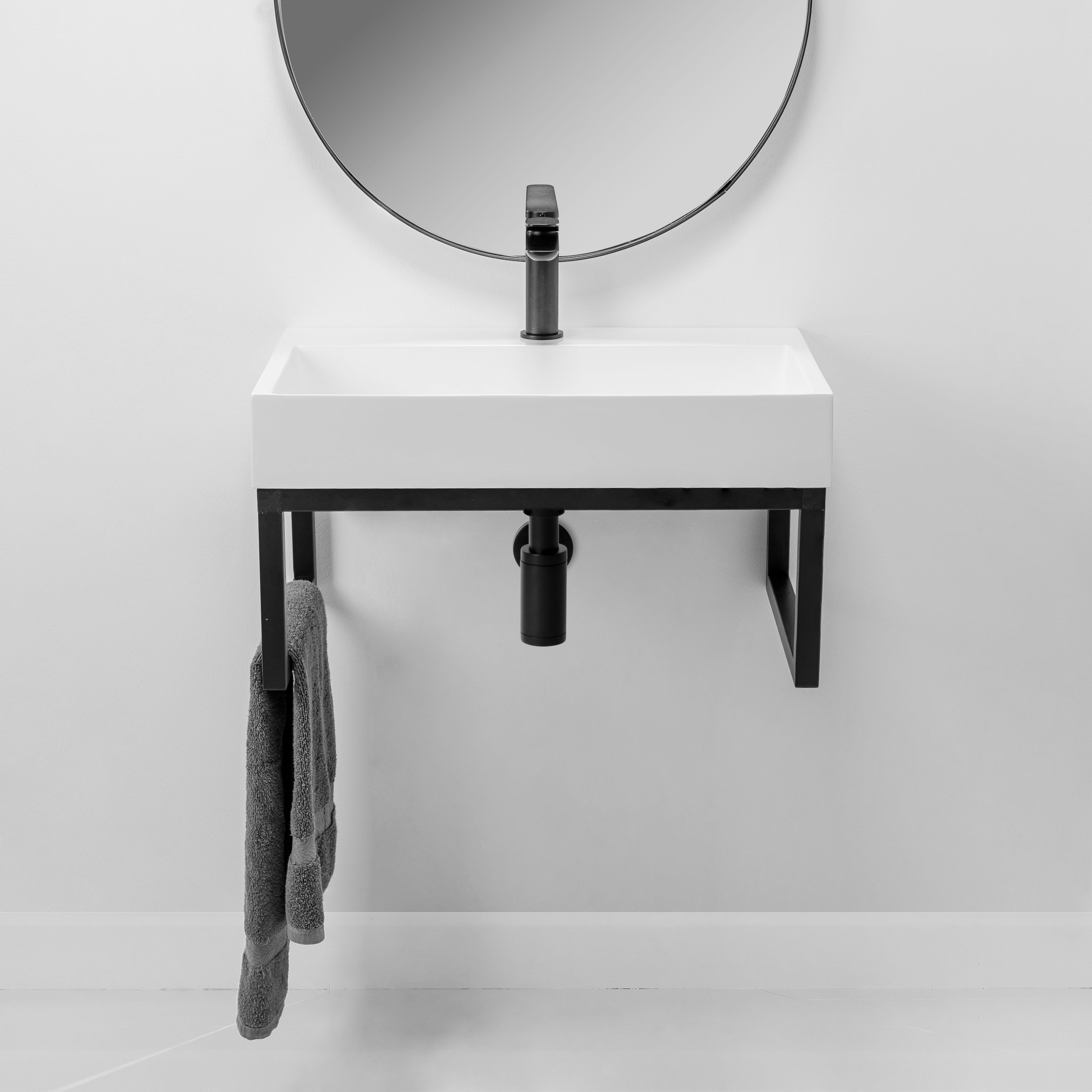 Lavabo de conglomerado GOYA 60cm + marco