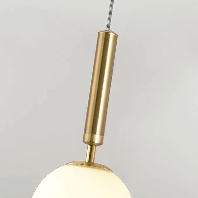 GLASS SPHERE PENDANT LAMP G108-1W GOLD E27
