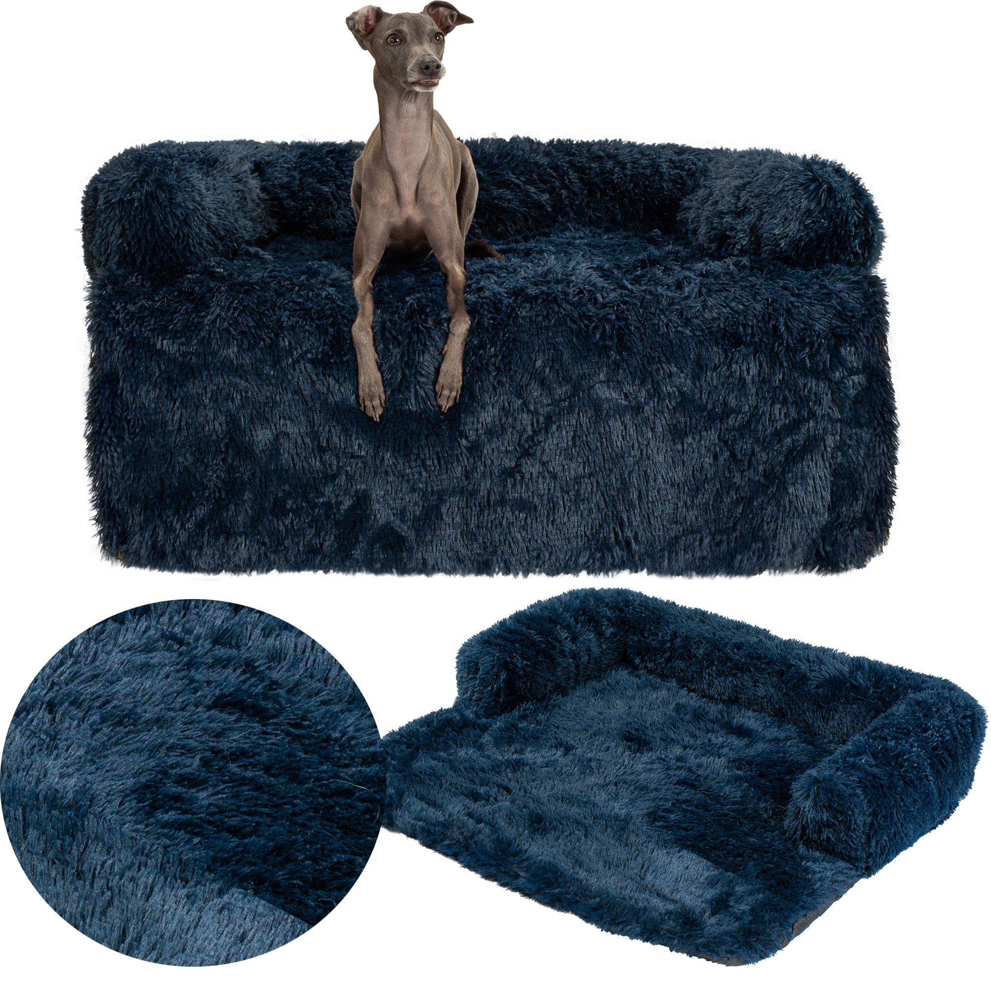 Лежанка для домашніх тварин PJ-021 NAVY BLUE M