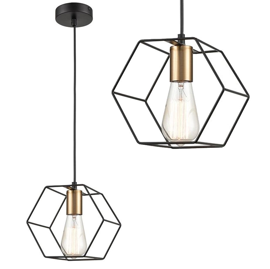 Lamp APP1131-1CP Black/gold