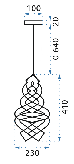 Lamp Loft Ribbon LH2063
