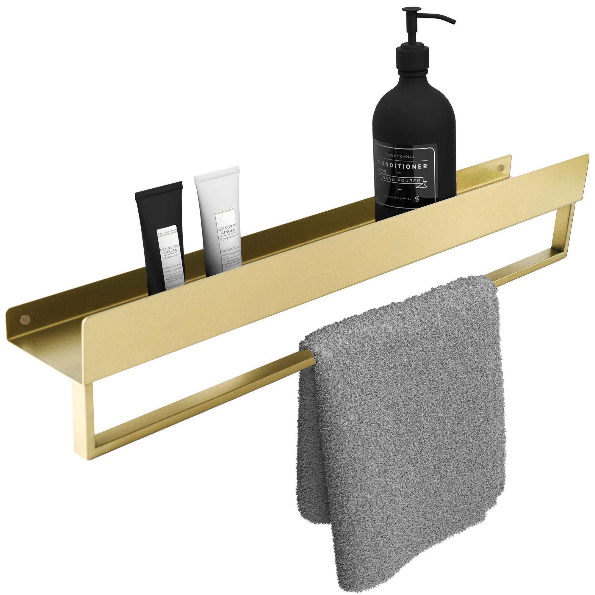 Vonios kambario lentyna SF01 60cm gold brush