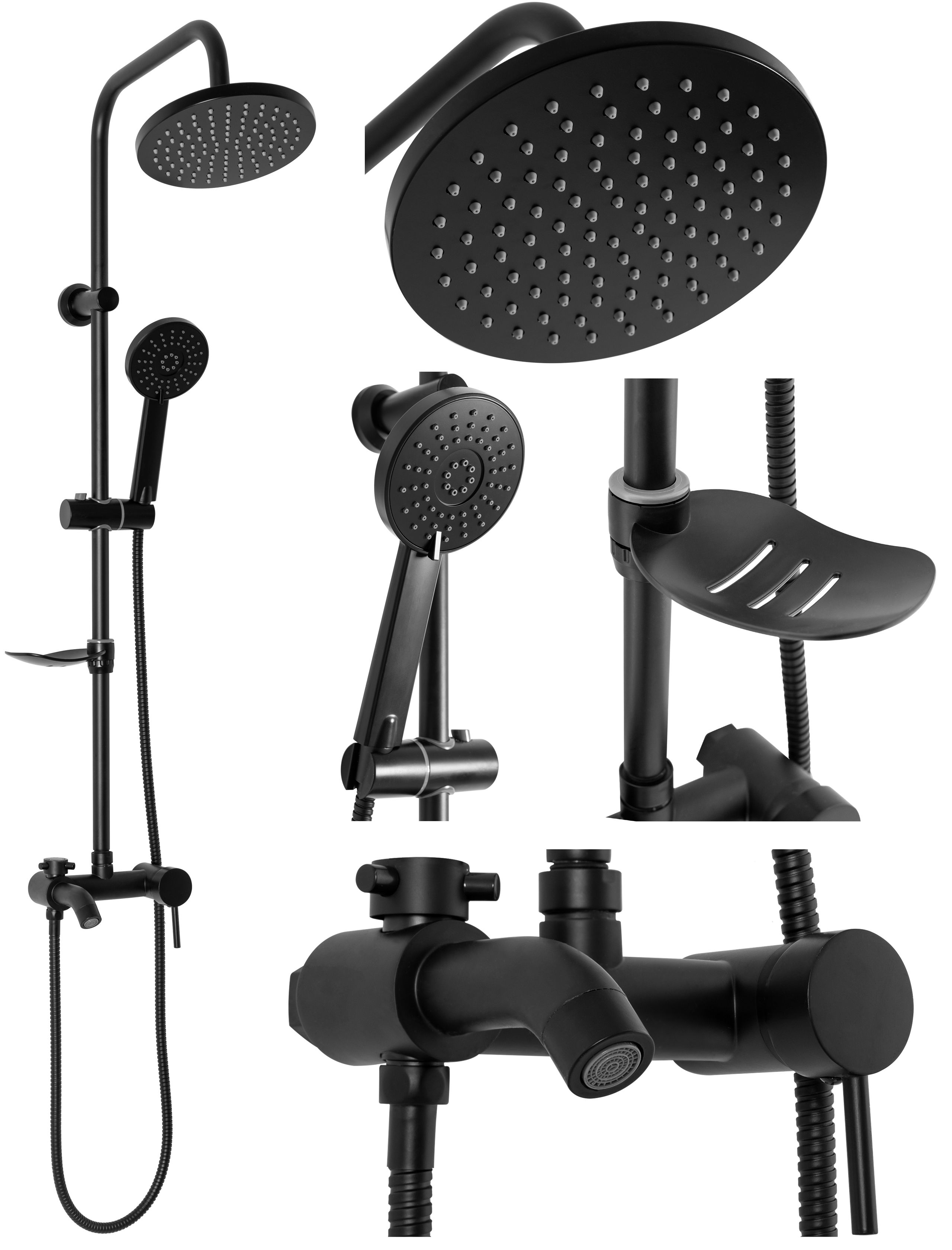 Conjunto de ducha REA Luis Black