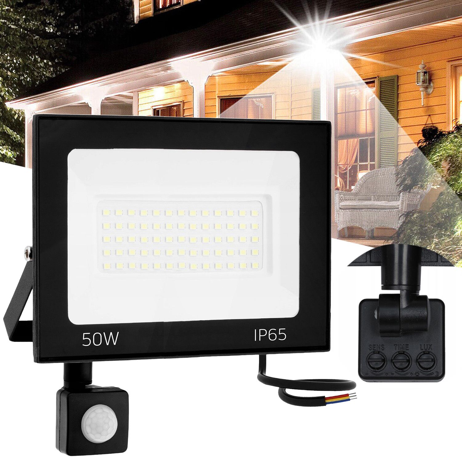 Panel LED motion sensor 50W RSL008-50NS