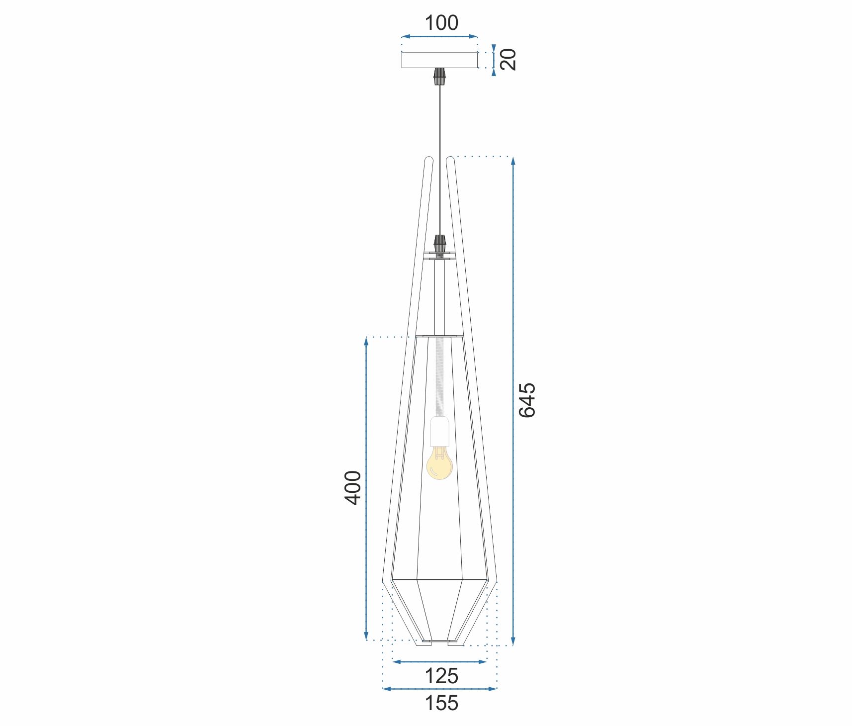 Люстра APP456-1CP