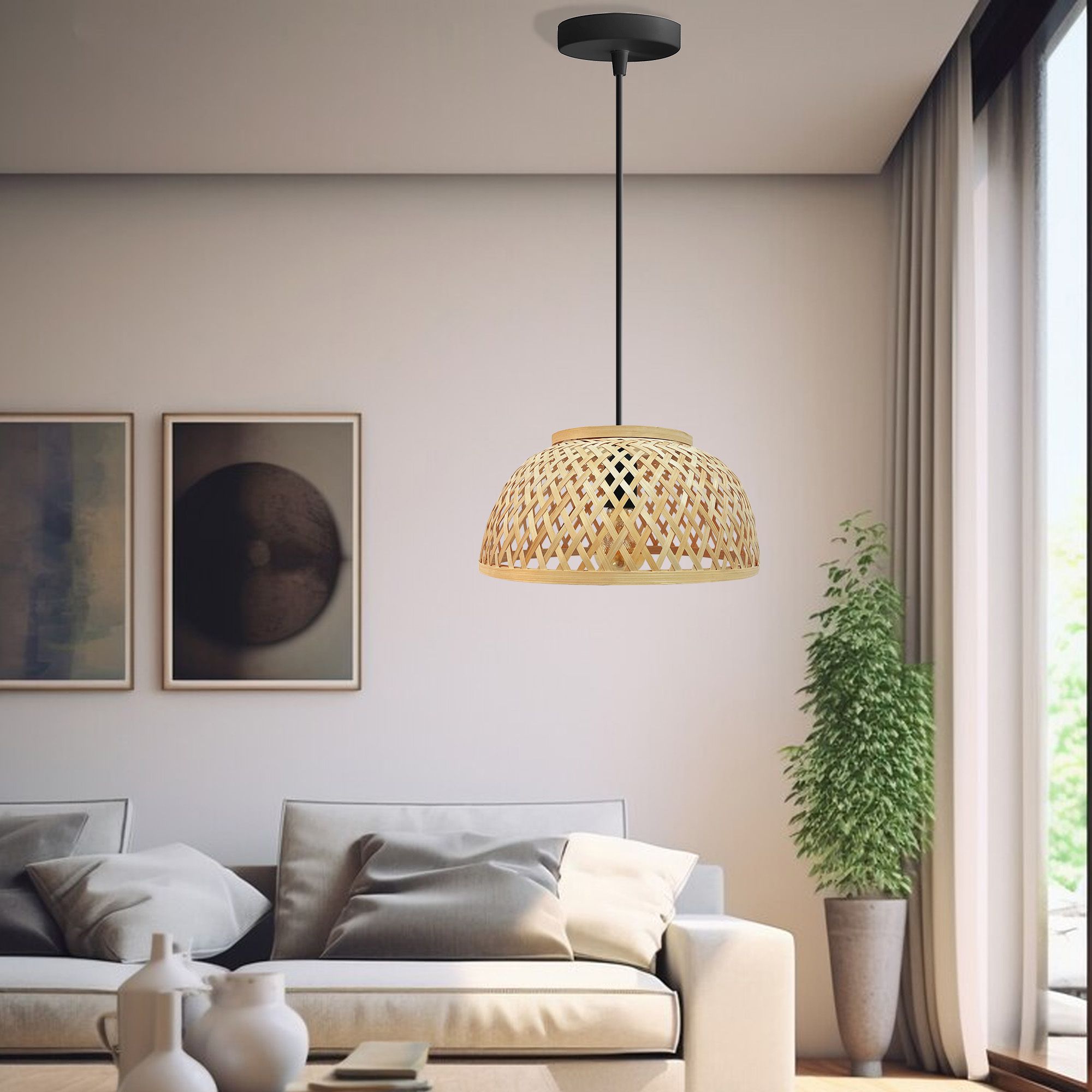 Ceiling Lamp Bamboo APP1628-1CP