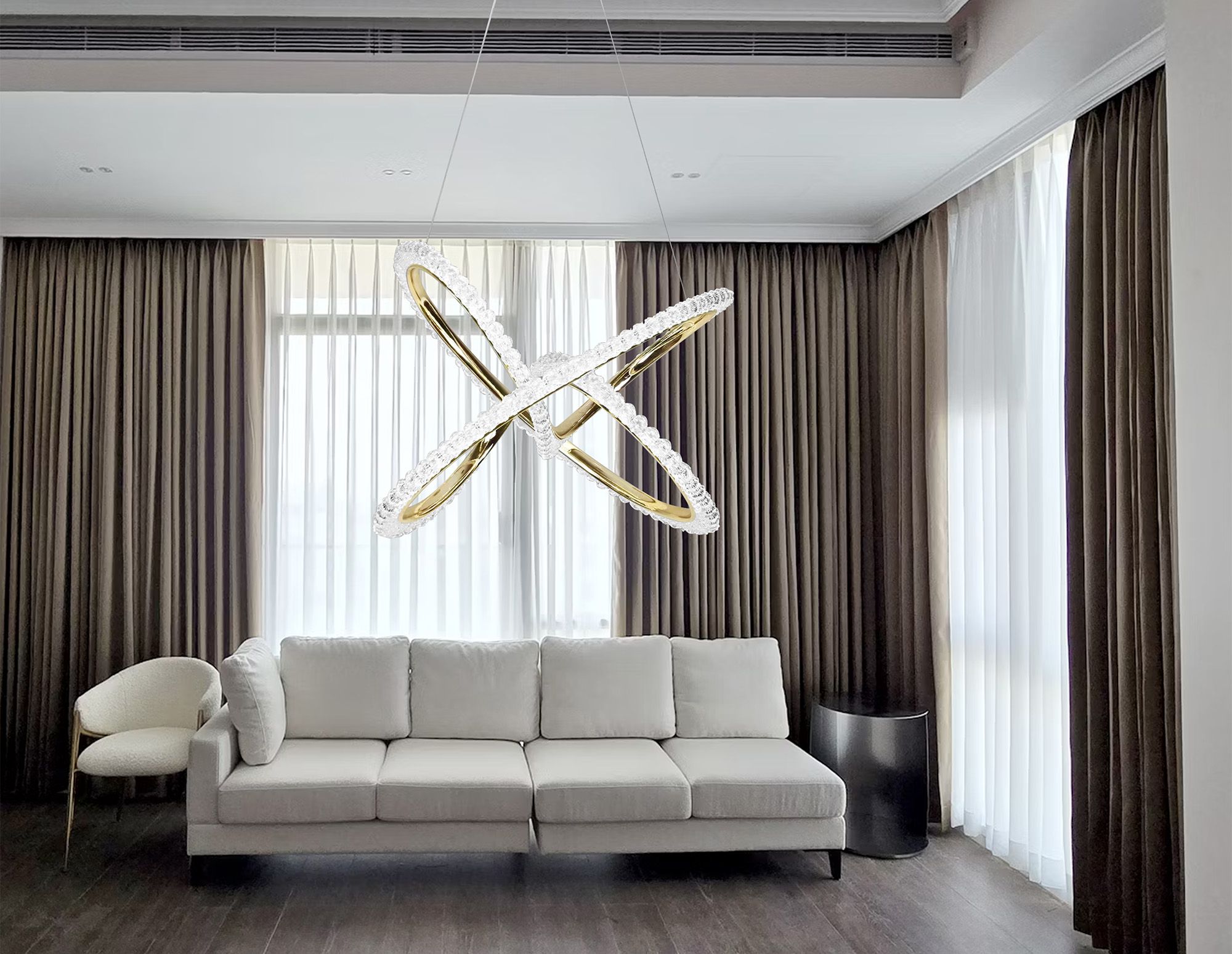 LED lámpa G035-CP Gold