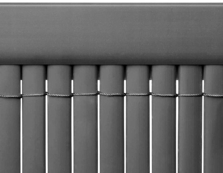 fedőléc PVC 1m Dark Grey