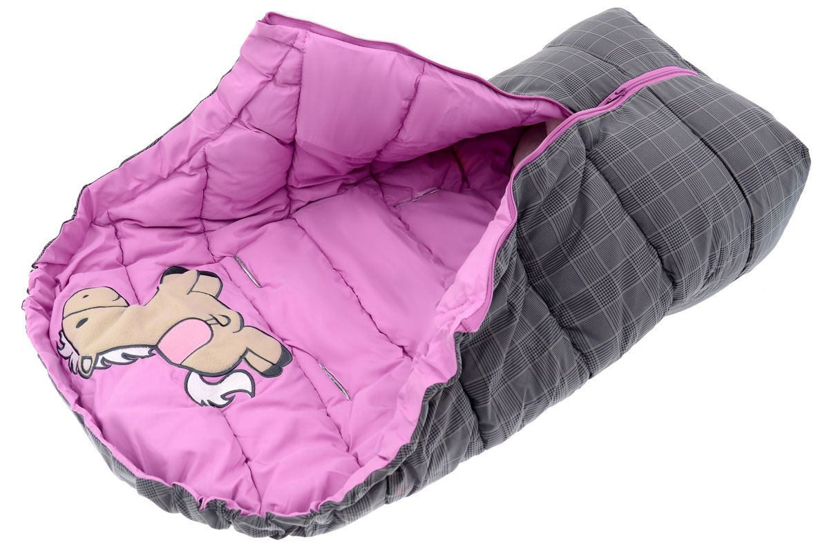 Dětský spací pytel 4v1 Horse Grey-Purple