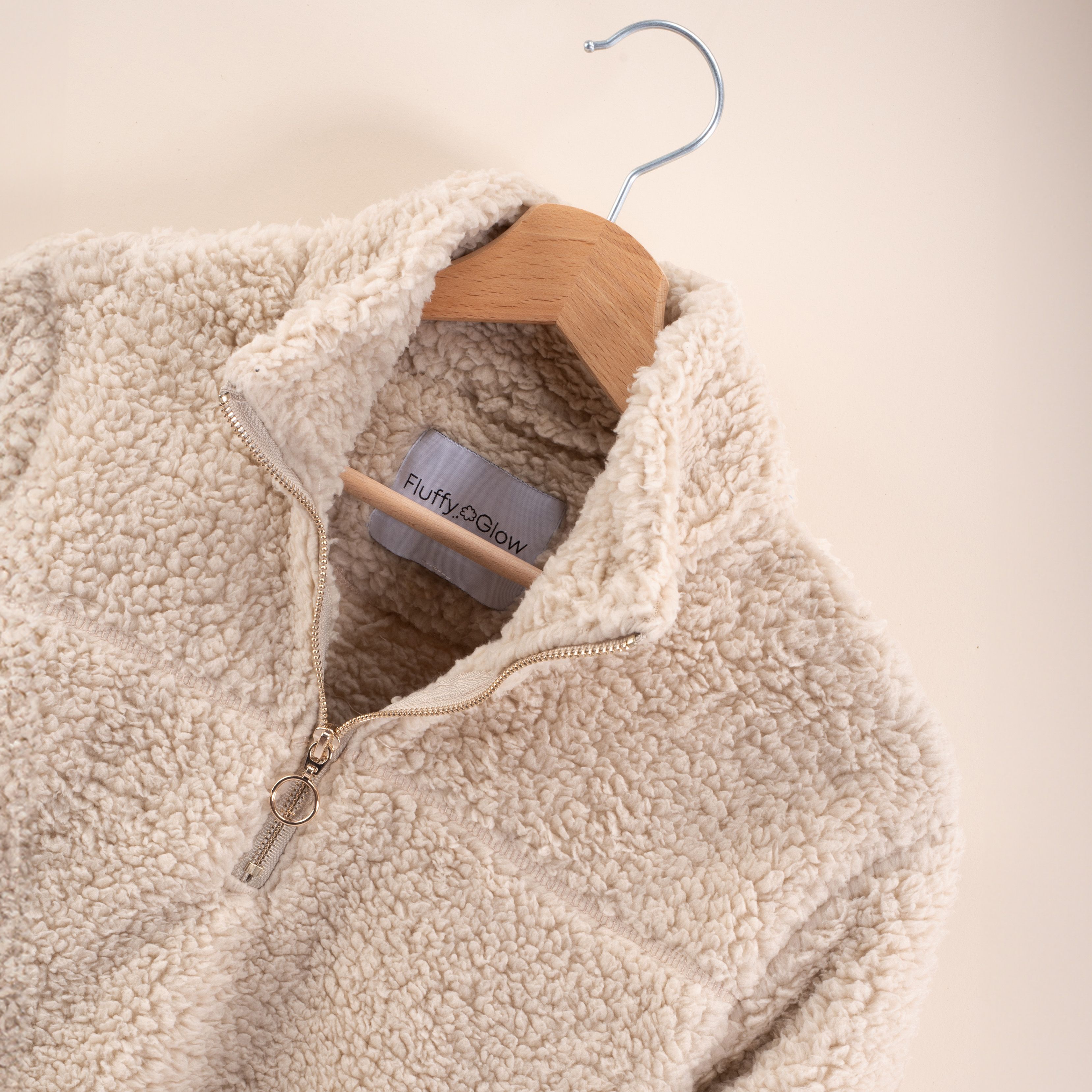 Women's sweatshirt Sherpa Beige l