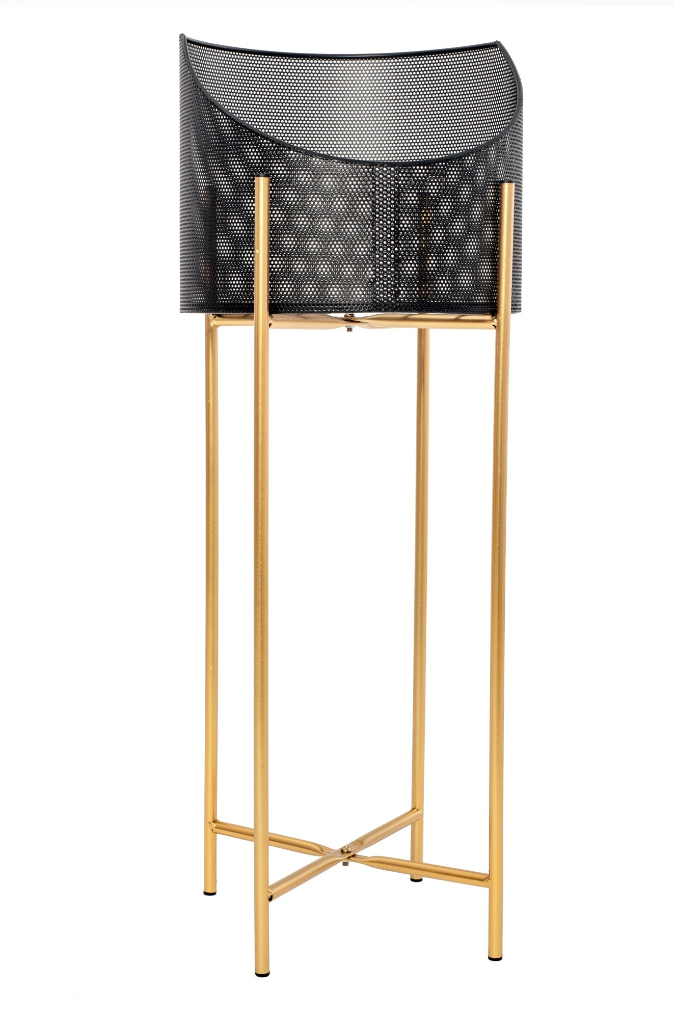 Juego de 2 Macizos de flores Gold Black