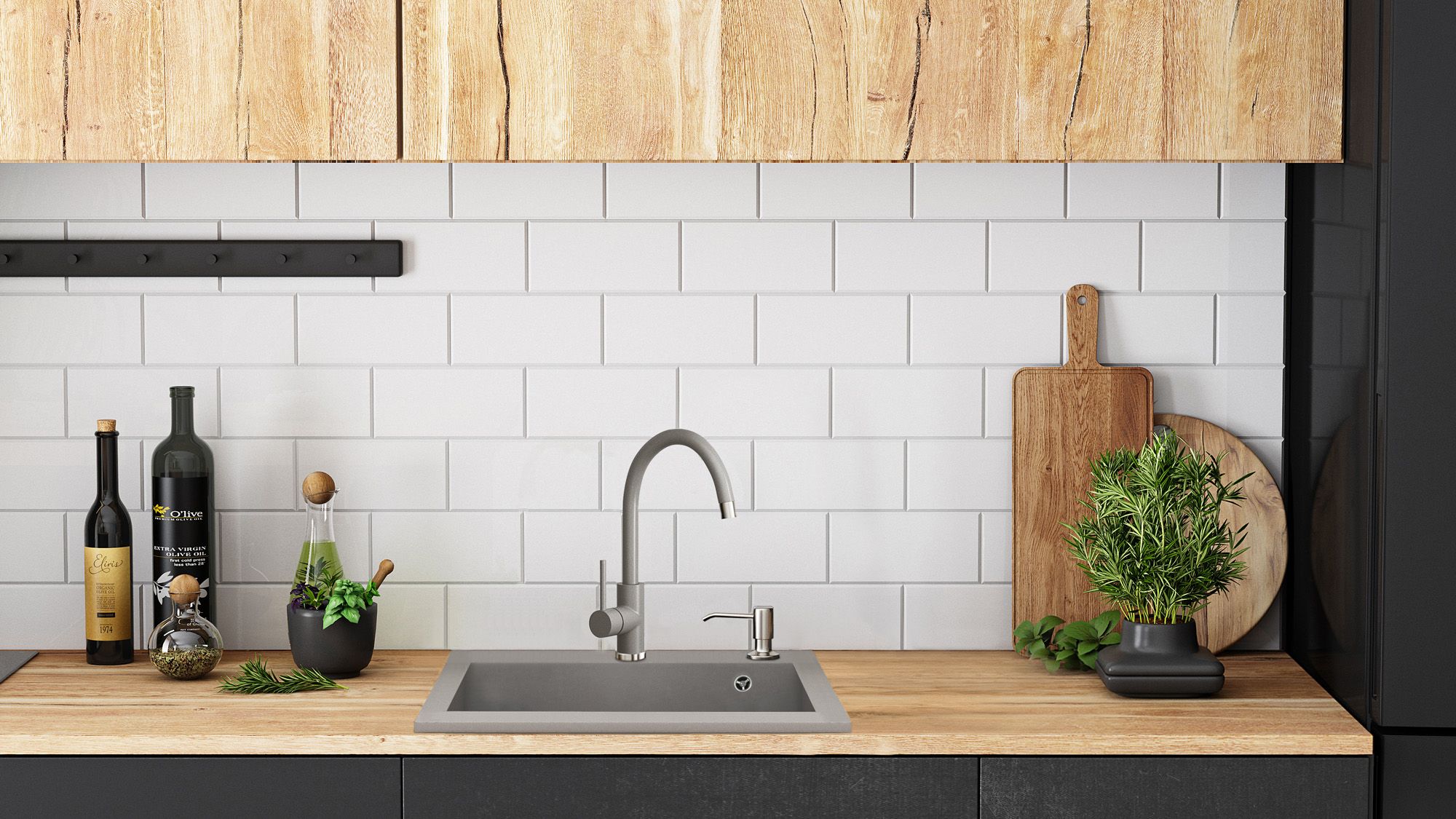 Spülbecken granit  West XL grey