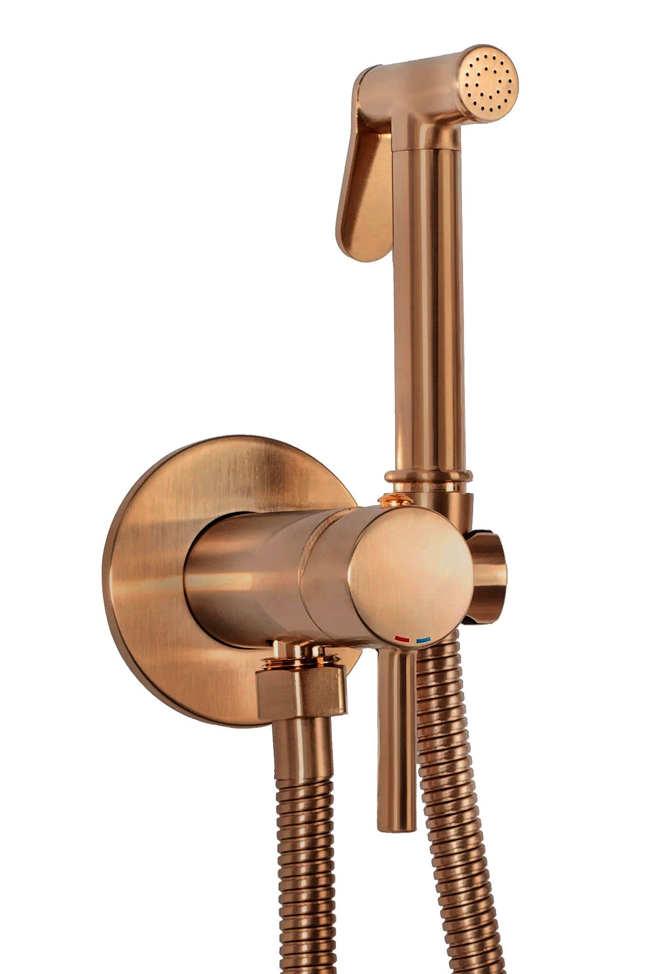 BIDE MAIŠYTUVAS SU DUŠELIU  Lungo Loop Copper Brush