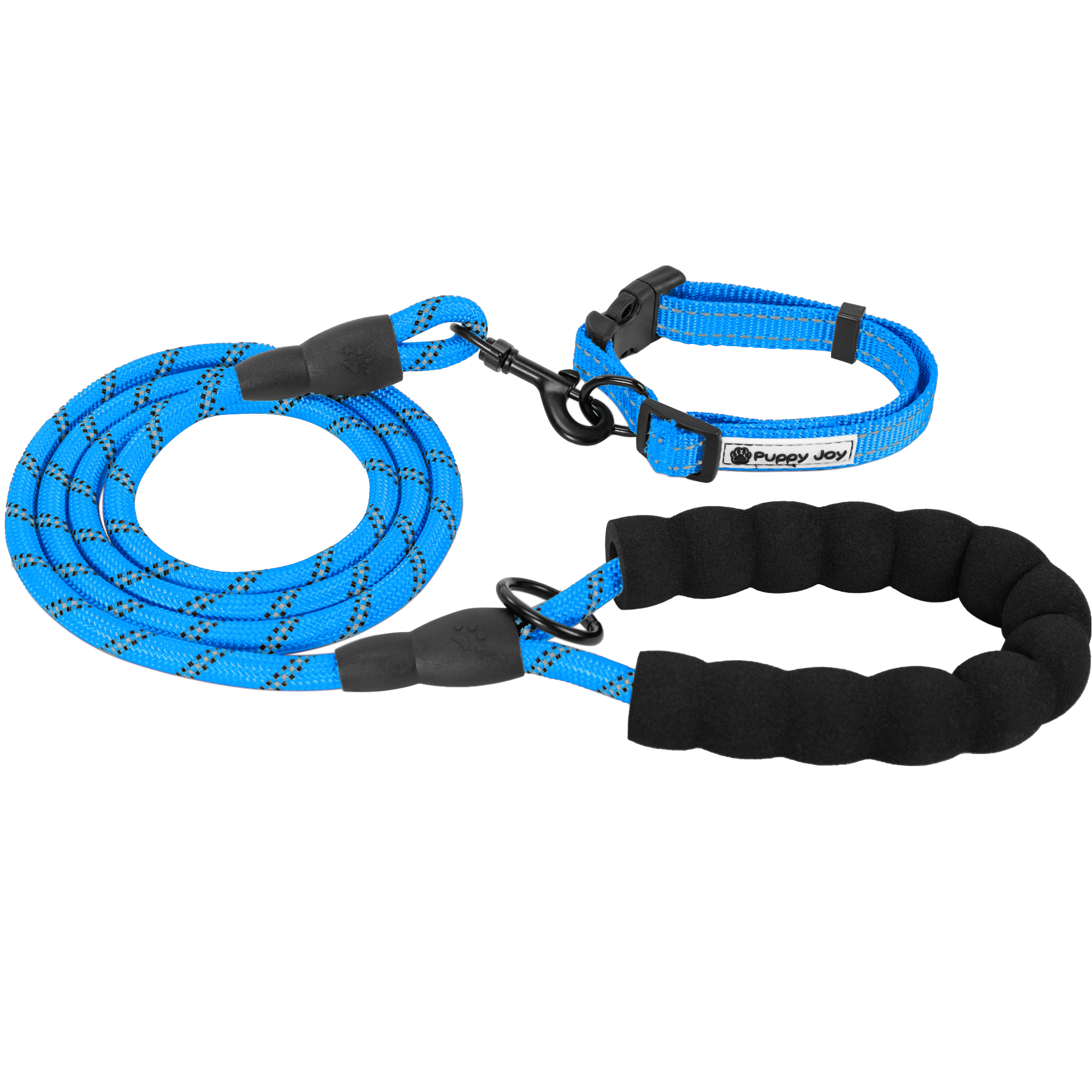 Leash and Collar PJ-037 Blue