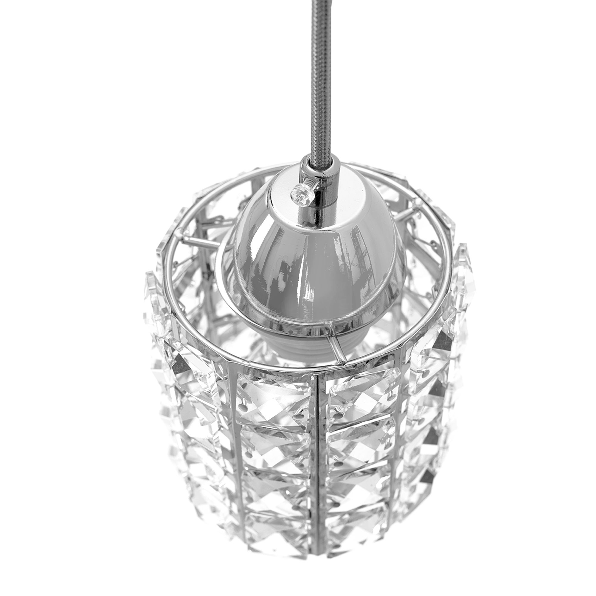 Lámpara de cristal APP727-1CP Silver