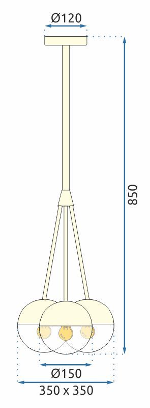 Lamp  APP687-3CP