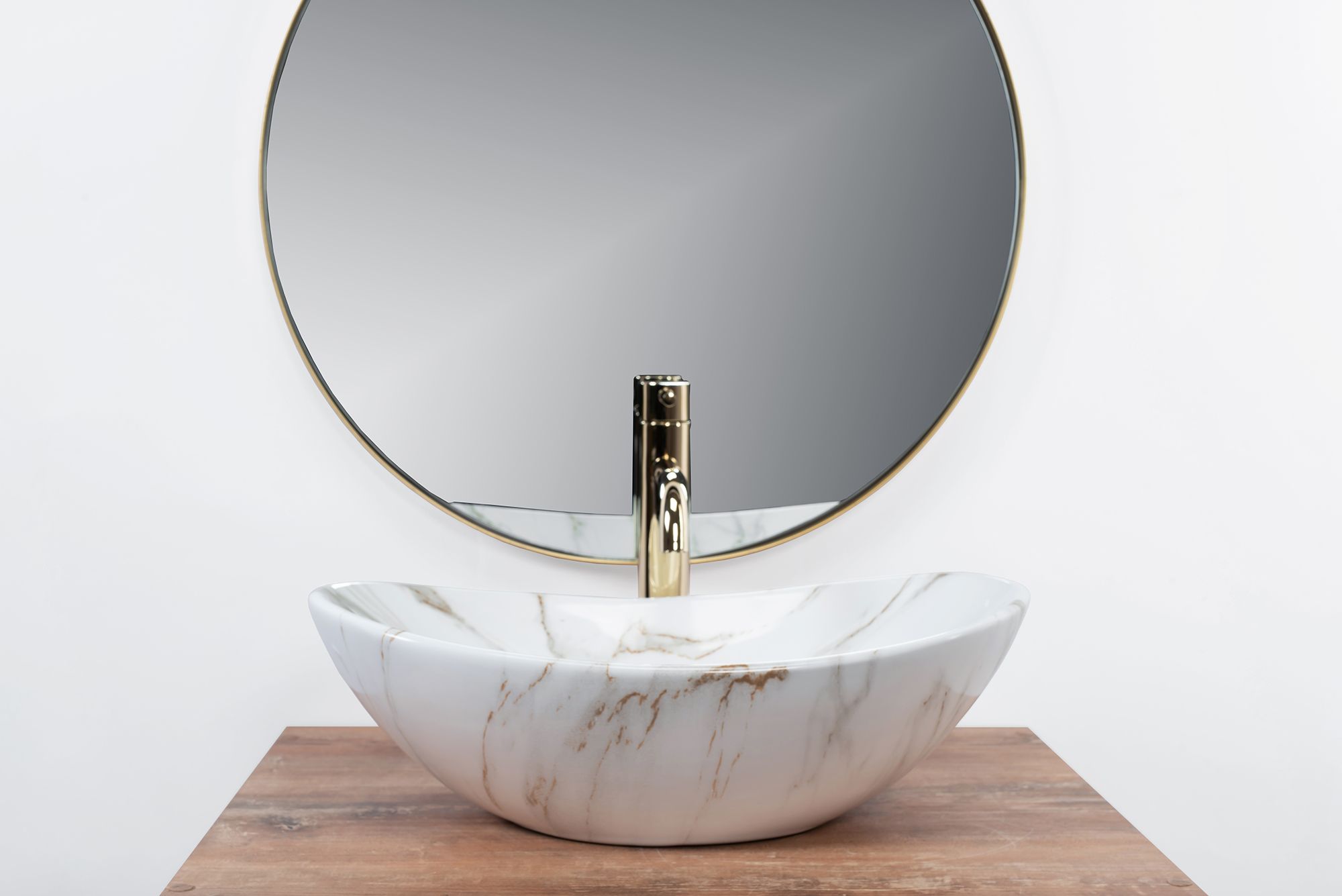 Lavabo sobre encimera REA Royal Mini Aiax Shiny