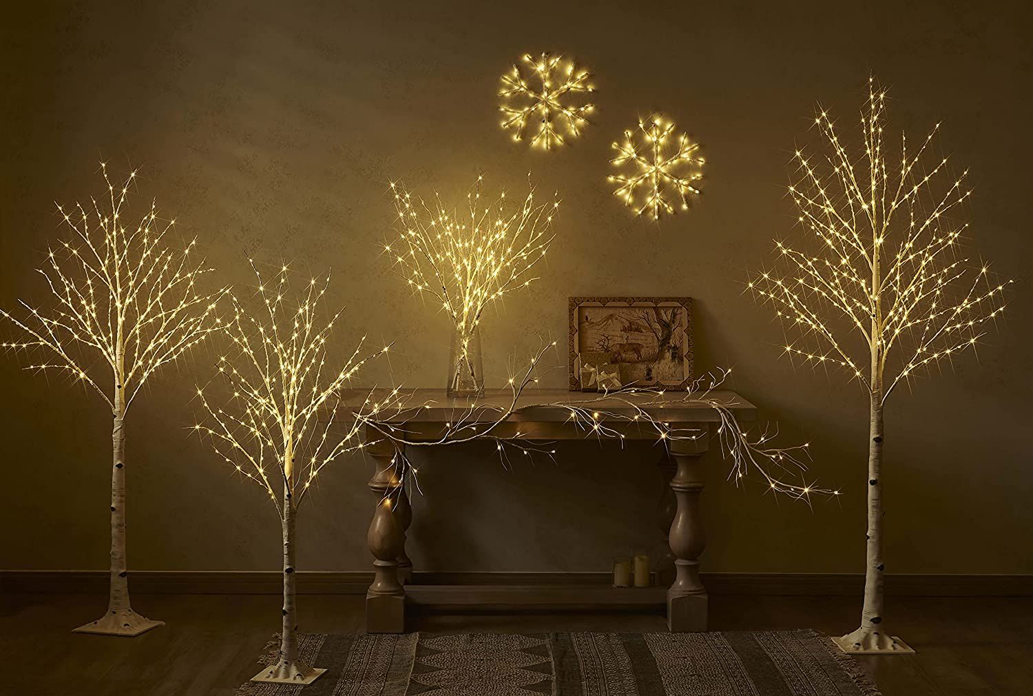 Vánoční stromek Led bříza 150cm CD007-72