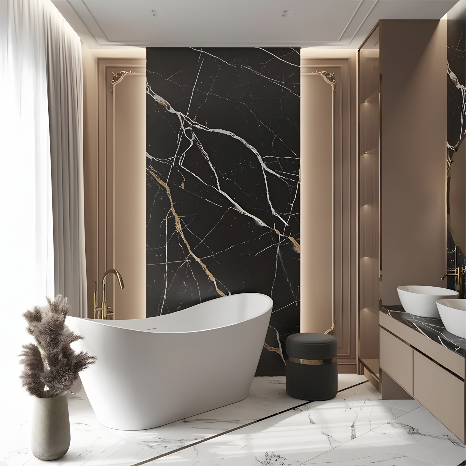 Freestanding bath Rea Ferrano 170