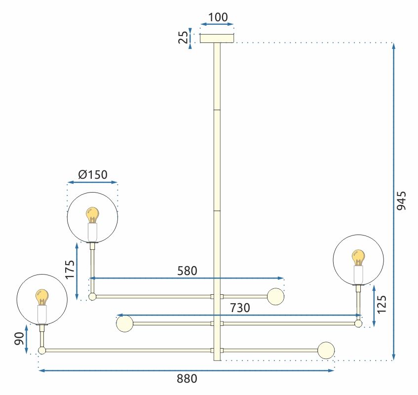 Lamp APP918-3CP