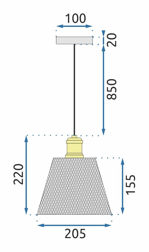 Lamp APP946-1CP Set Chrom
