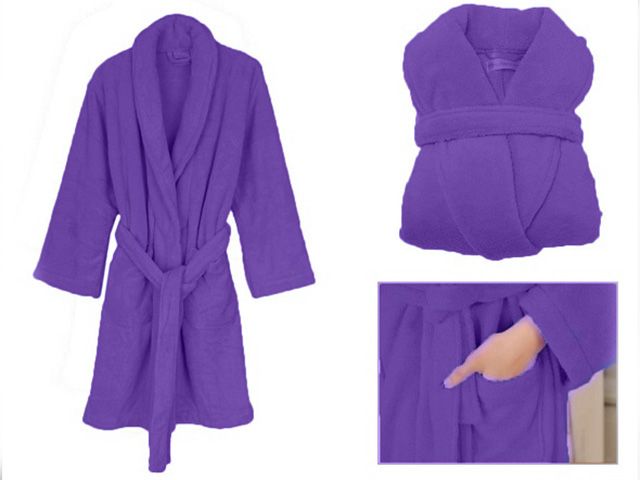 Bathrobe Lady Secret purple