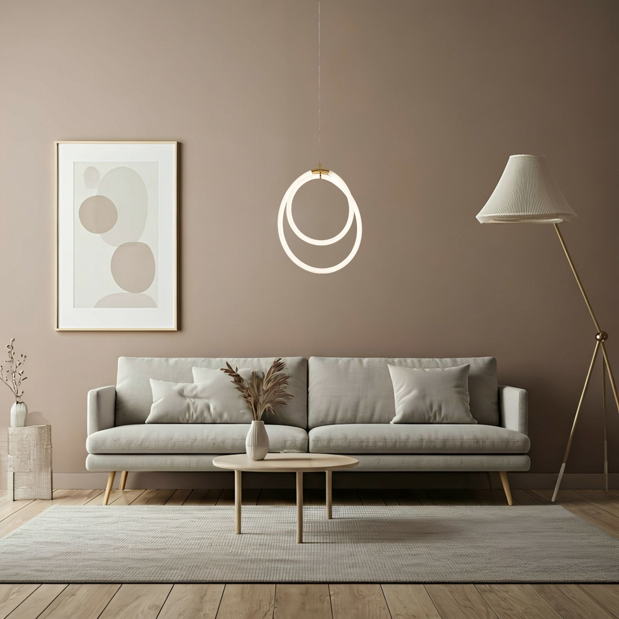 Lámpara LED G021-CP Gold