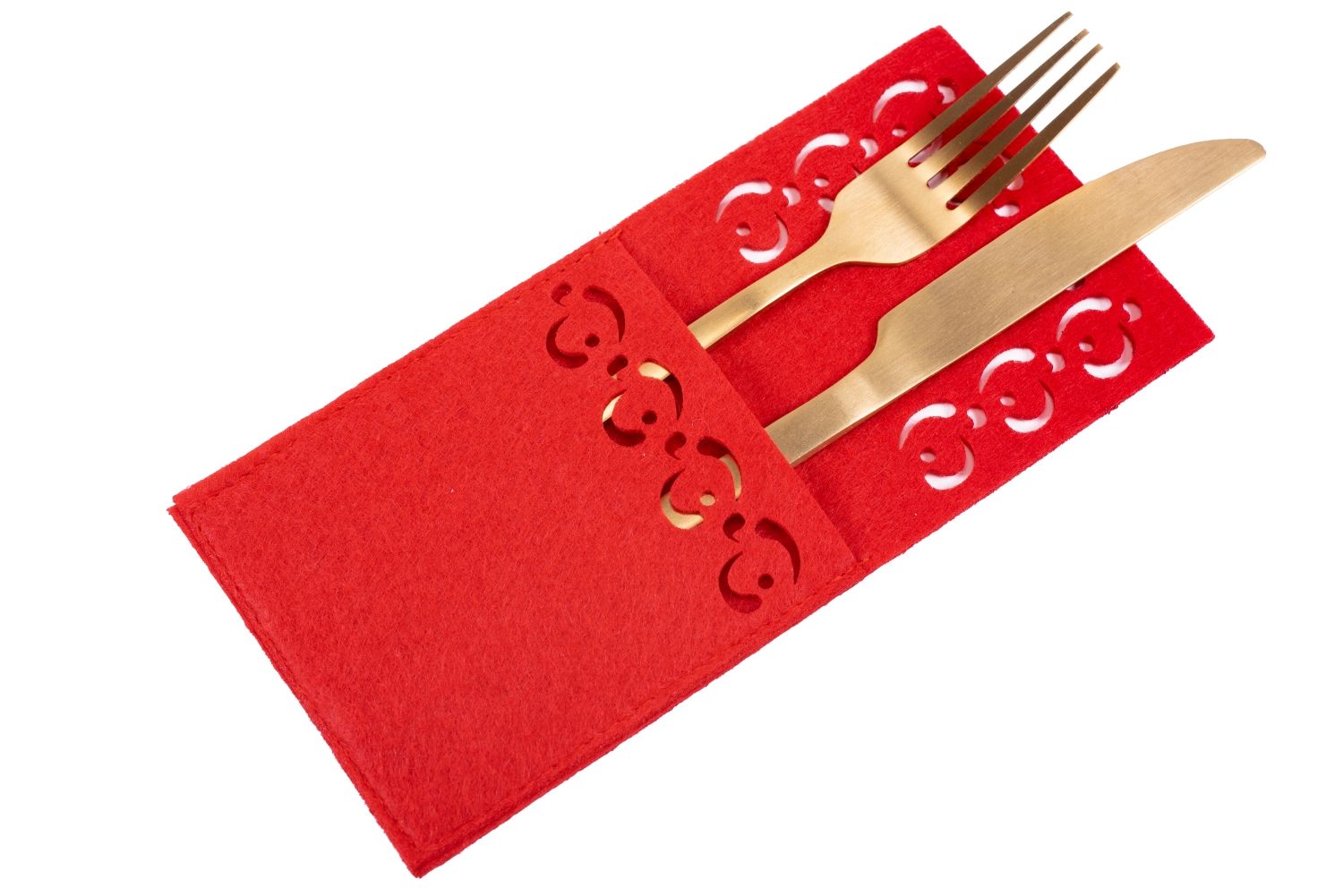Cutlery Cover Set 4 pcs KF357-4R red