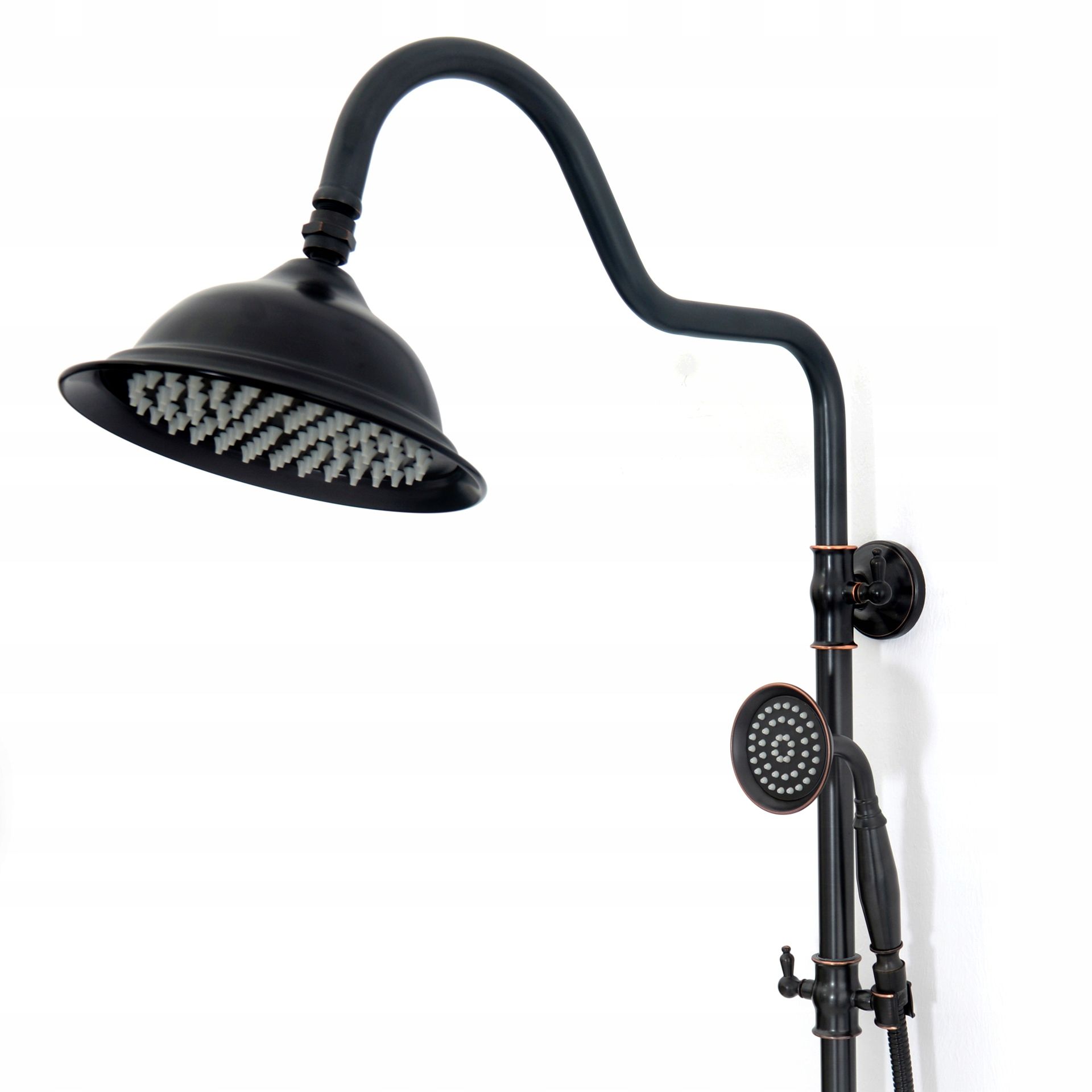 Conjunto de ducha Rea Retro Old Black