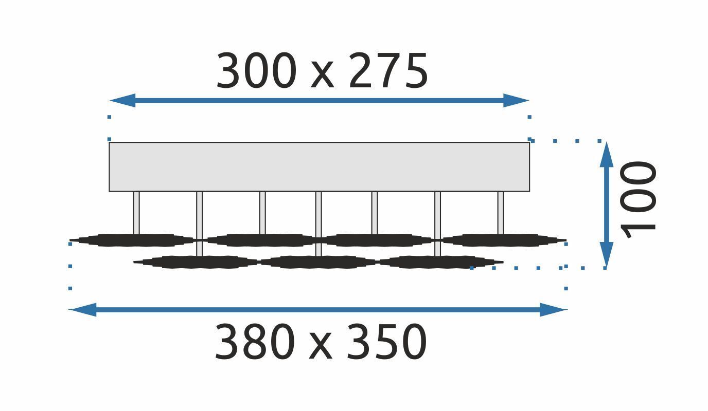 LED Ceiling lamp MS015-C Chrome