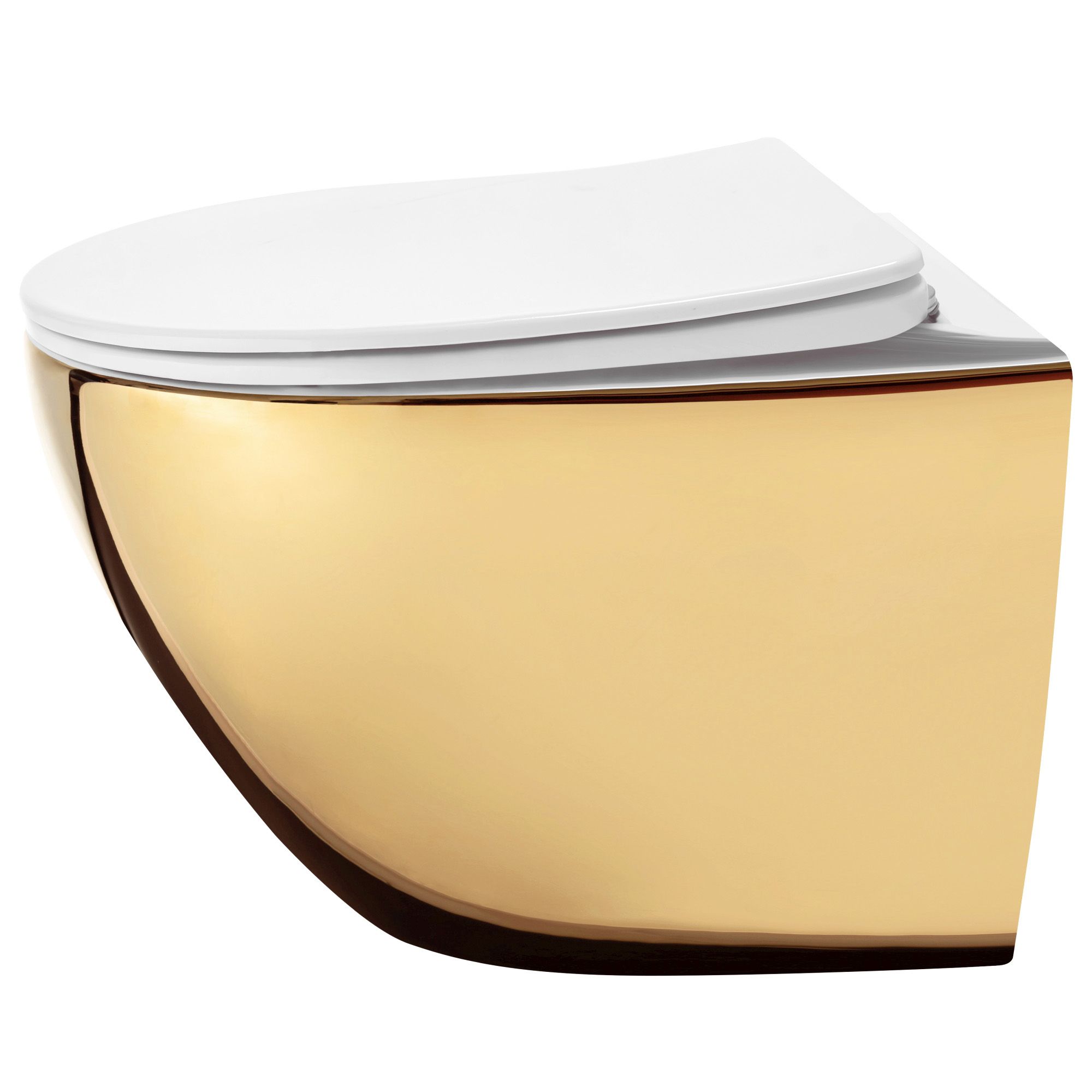 Toilet bowl Rea Carlo Mini Tornado NFQ GOLD WHITE