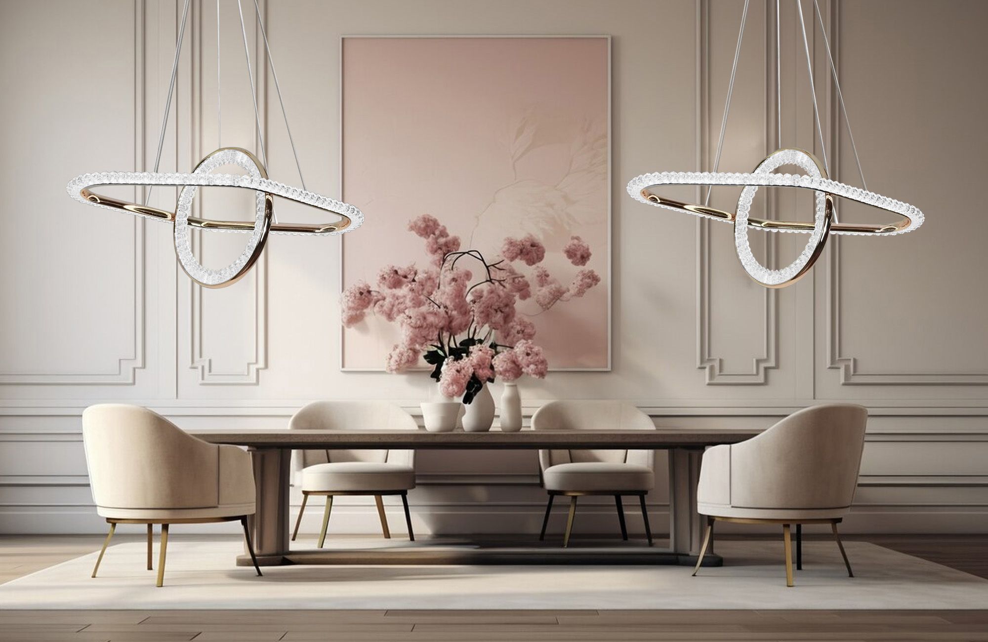 Lámpara LED G034-CP Gold