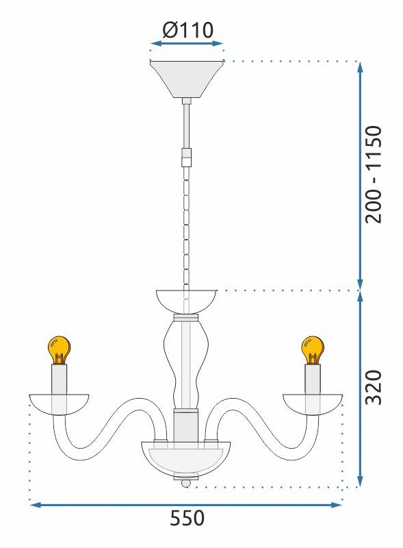Люстра APP1081-6CP