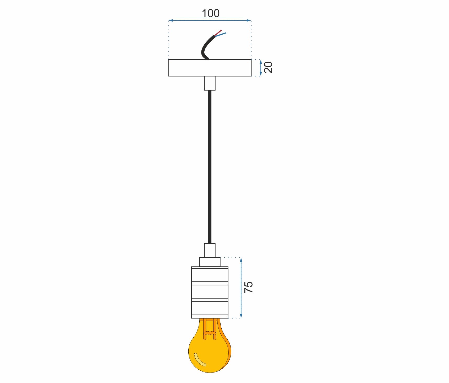 Lamp LUMO Black