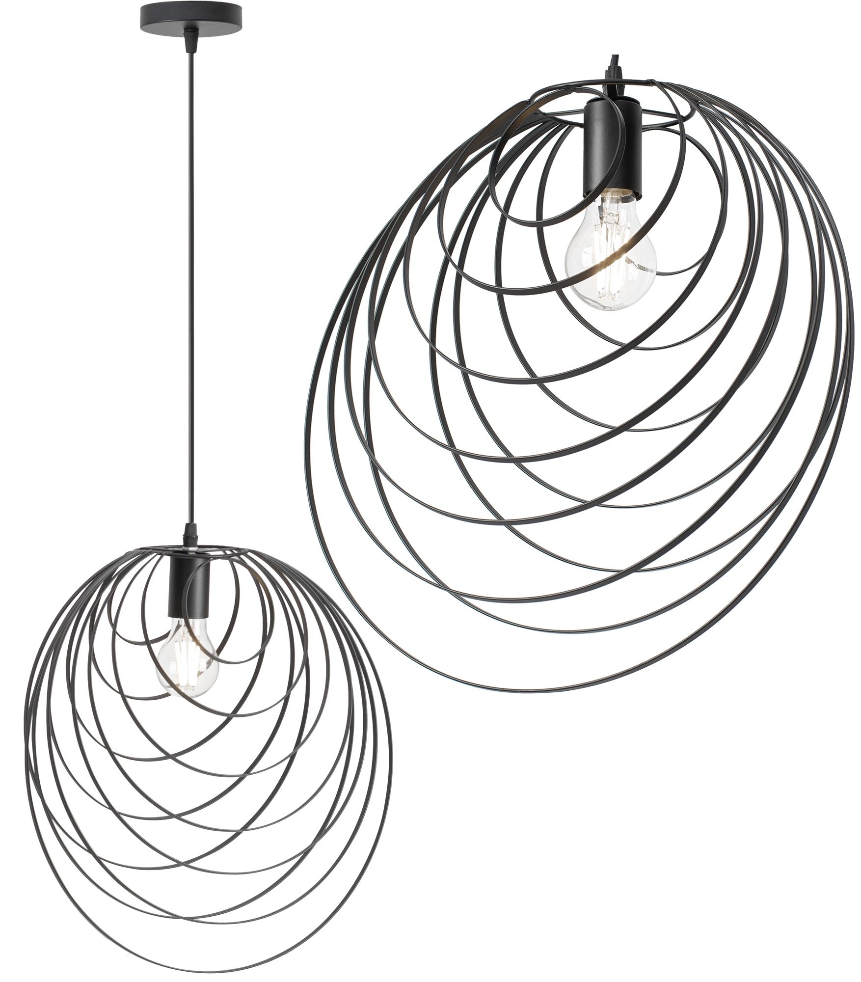 Lámpara APP426-1CP Geometrico Black