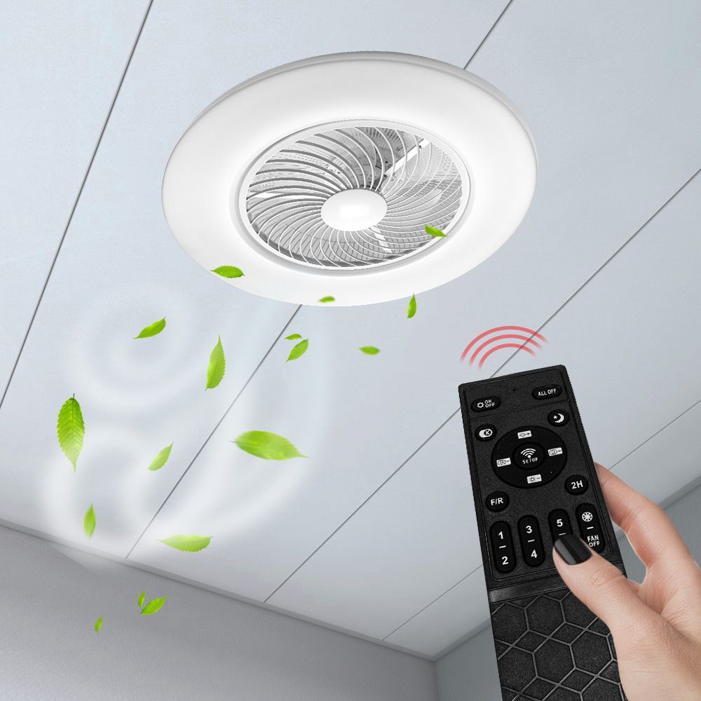 Lámpa ventilátorral APP1551-C WHITE