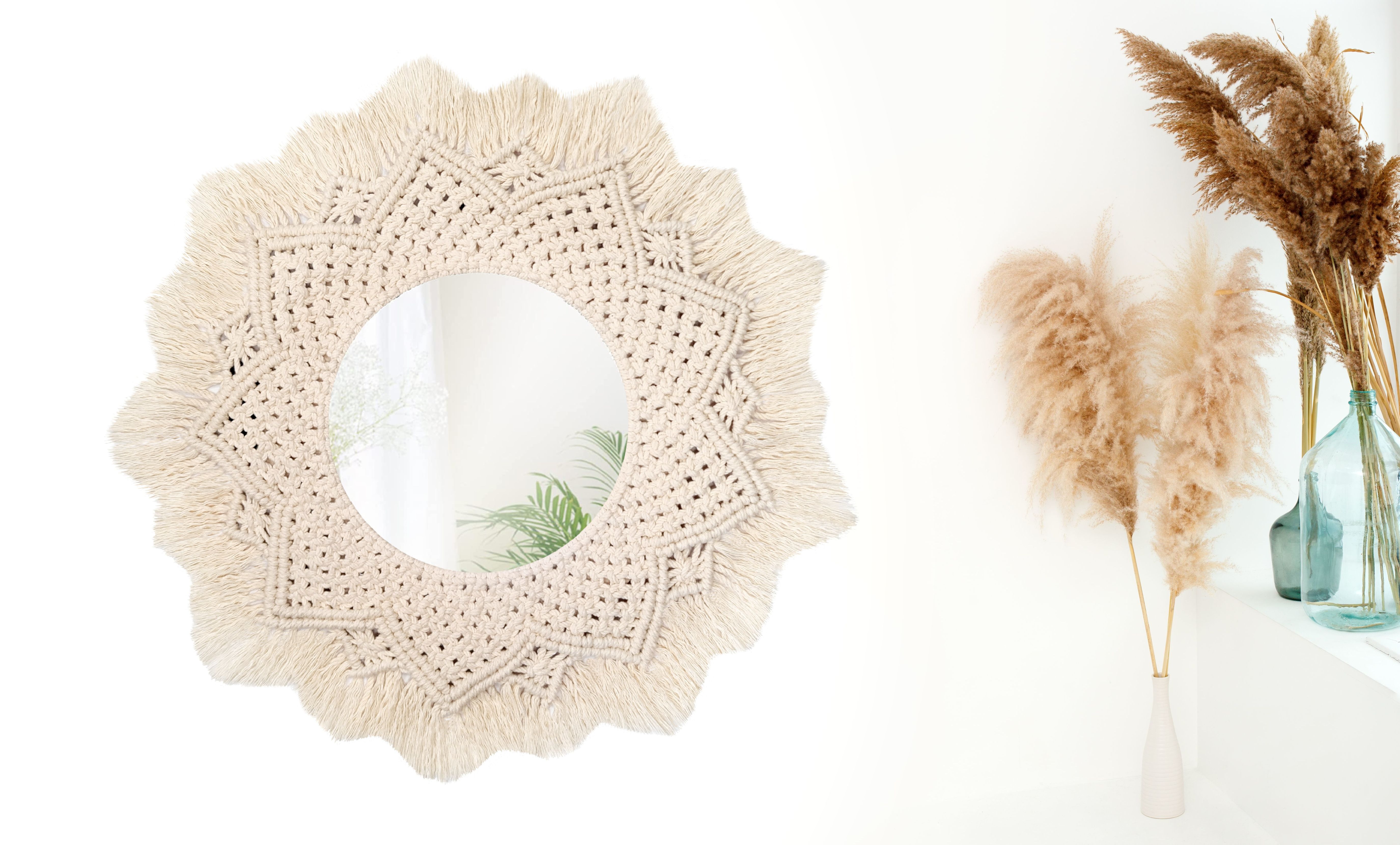 Boho wall mirror 60CM 322051