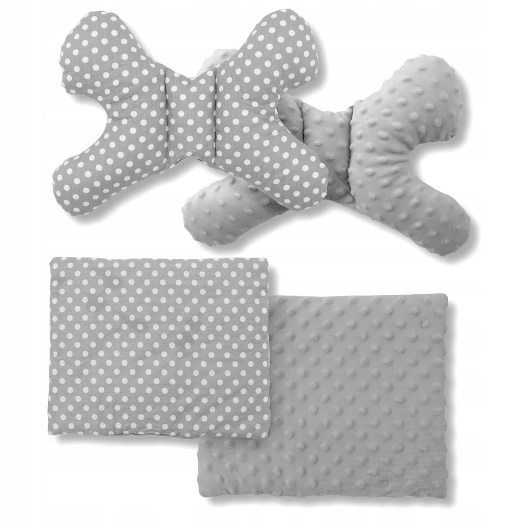 Baby cocoon for pram, mattress, pillow, blanket 5in1 White Black Bear