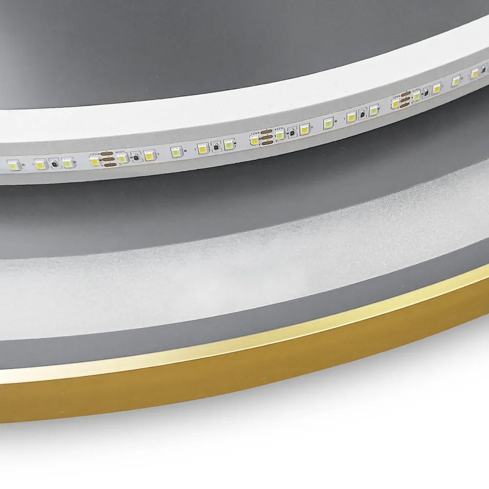 Espejo LED 60cm MMJ BRUSH GOLD