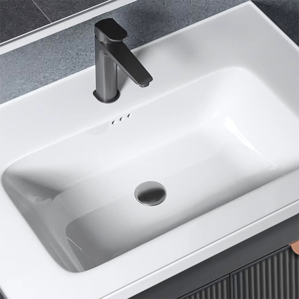 Bathroom furniture set with washbasin Mario 60cm Grey