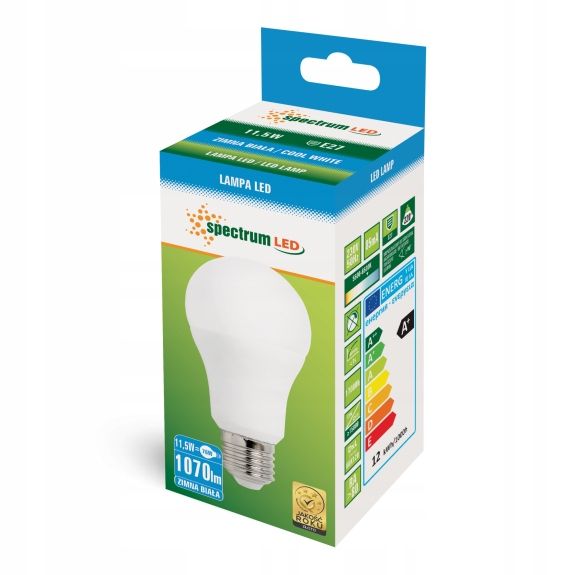 LED Light bulb Cold E-27 230V 11,5W 13909