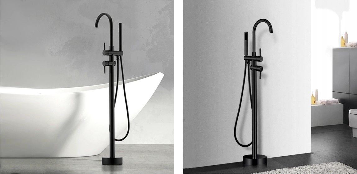 Bath faucet Rea Lungo Ortis black