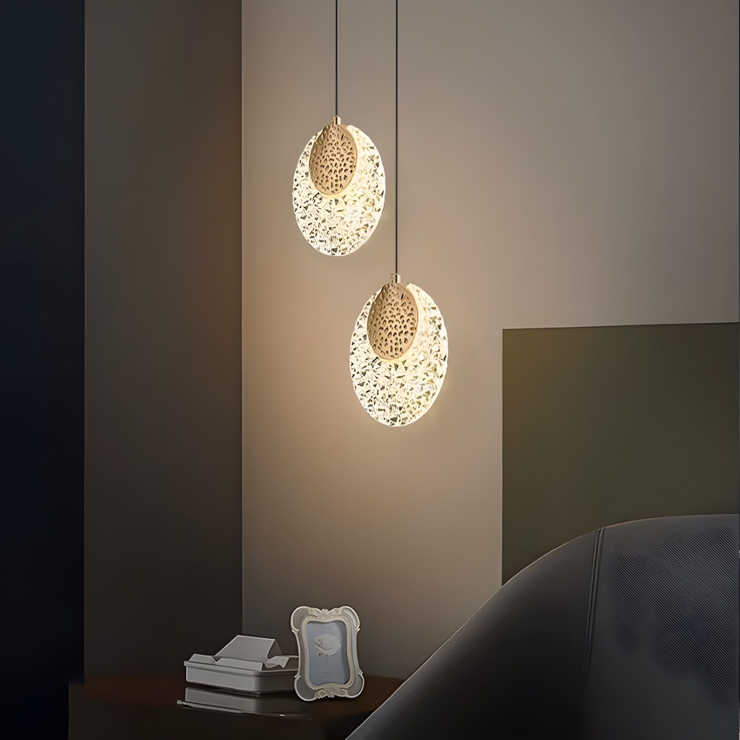 Lámpara Colgante de Cristal LED G088-1CP Złota