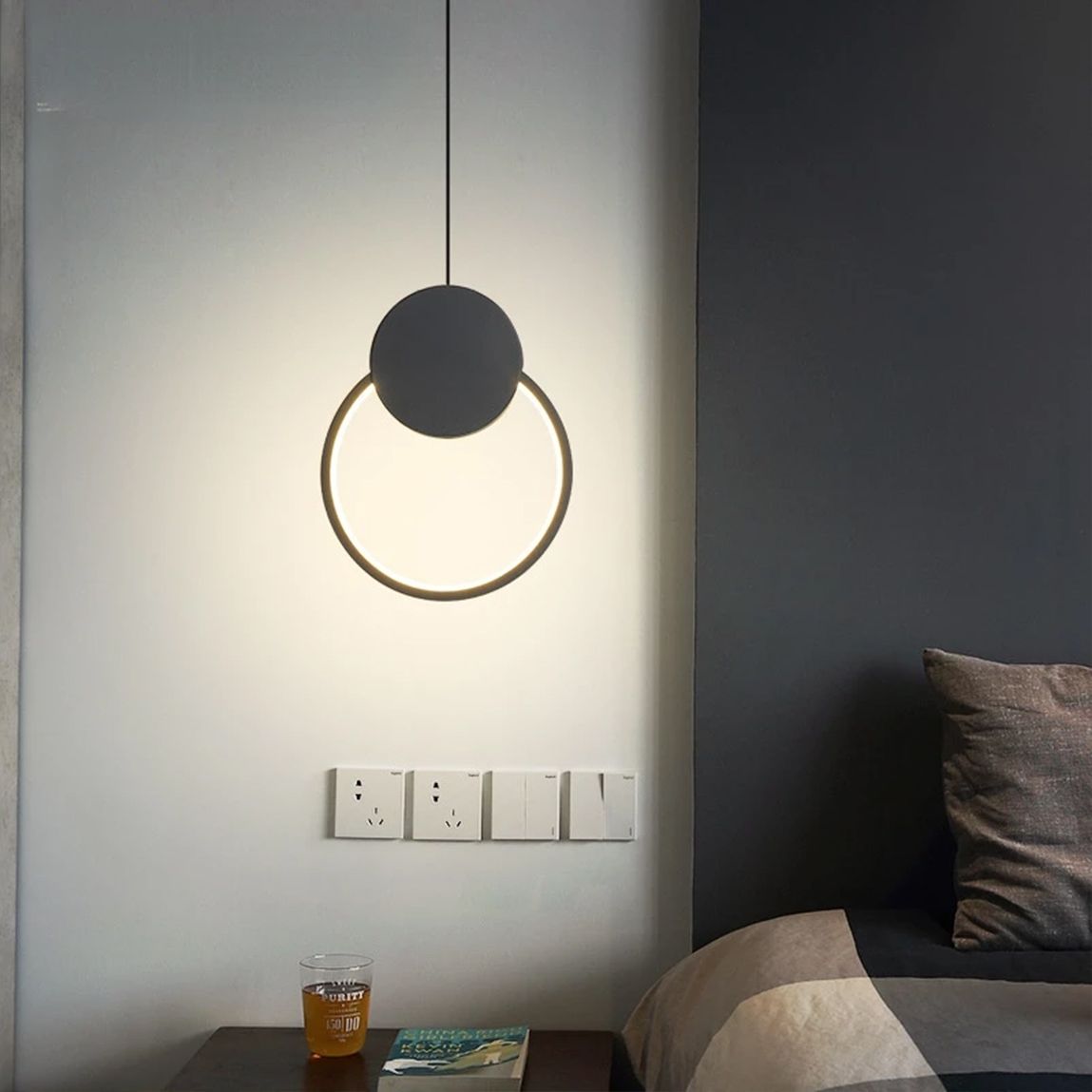 Люстра LED APP852-CP BLACK