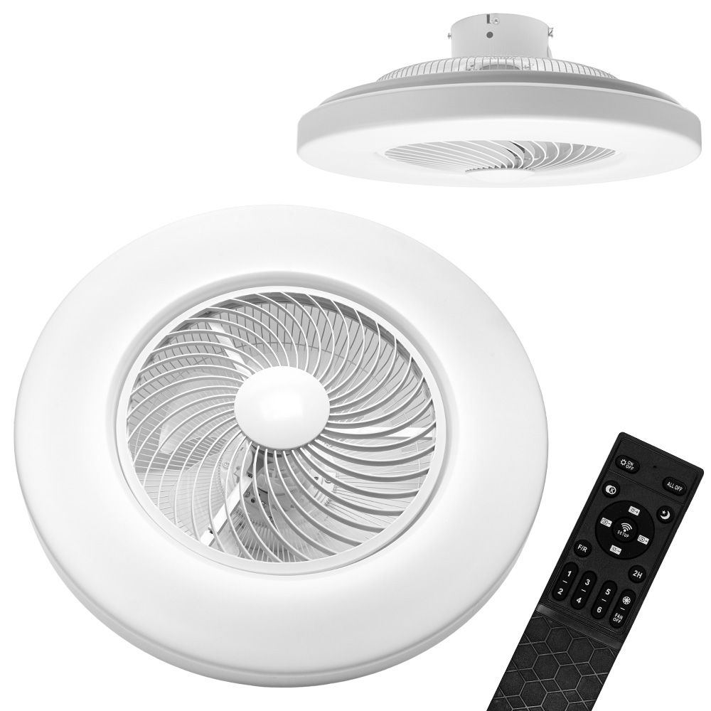 Lámpa ventilátorral APP1551-C WHITE