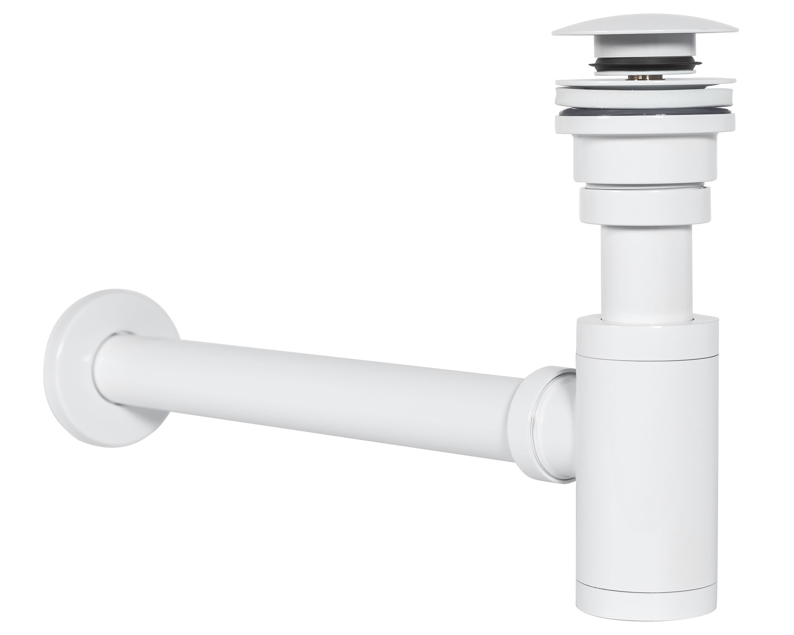 Univerasl Basin siphon basin click-clack  White