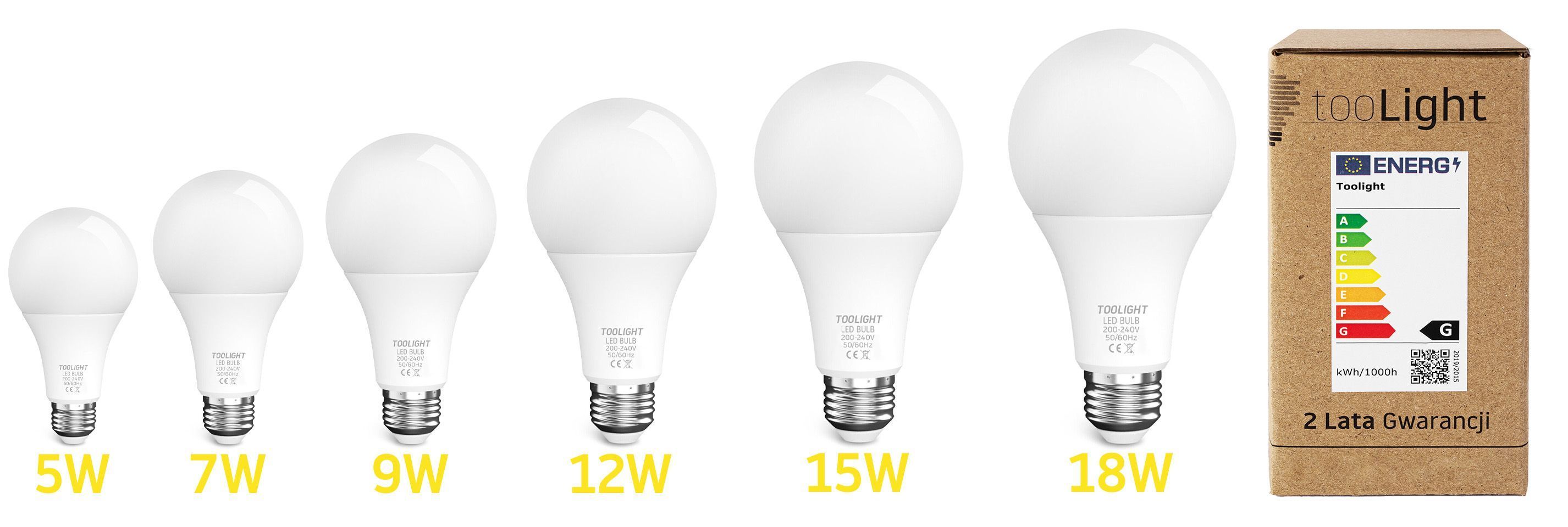 Bombilla LED RSL021 E27 7W Warm