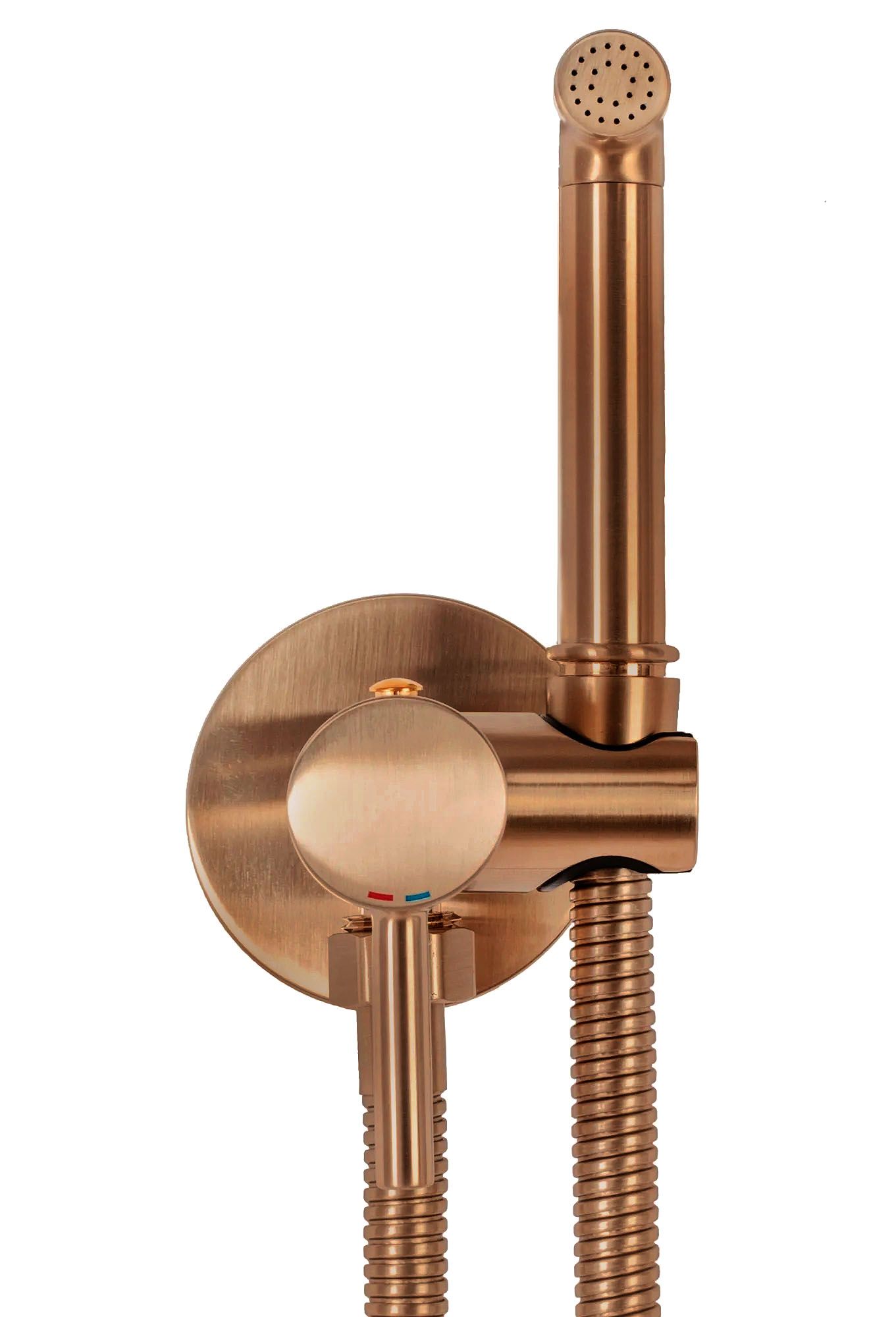 BIDE MAIŠYTUVAS SU DUŠELIU  Lungo Loop Copper Brush